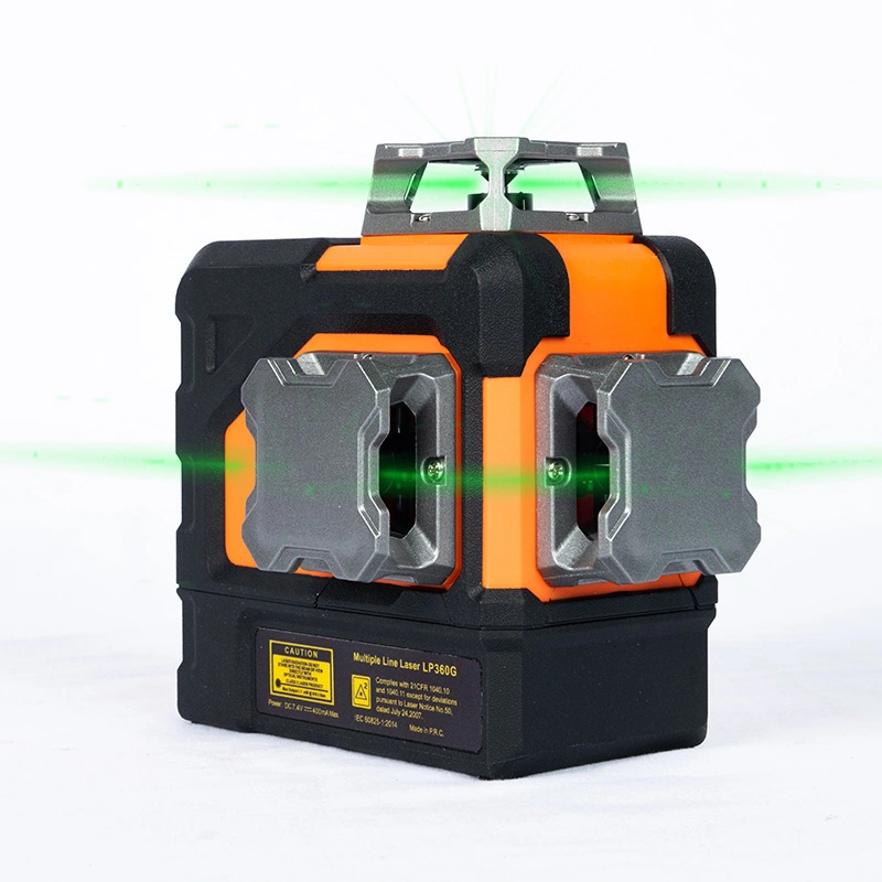 3D Grön lasernivå