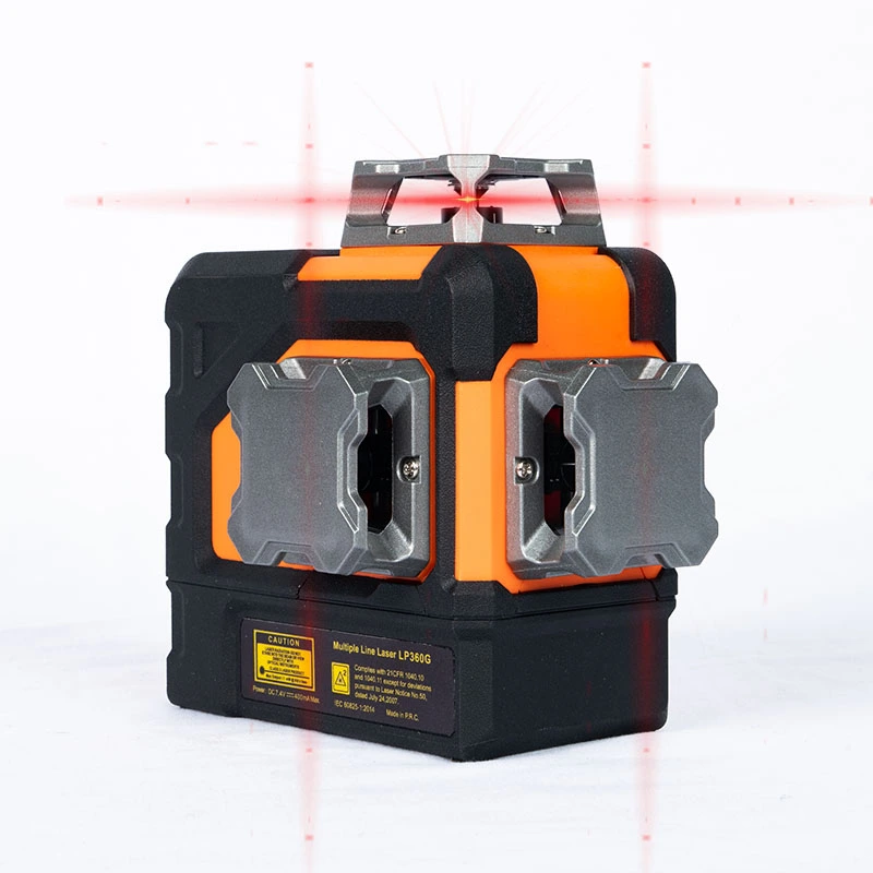 Röda Korsets linje horisontell vertikal lasernivå